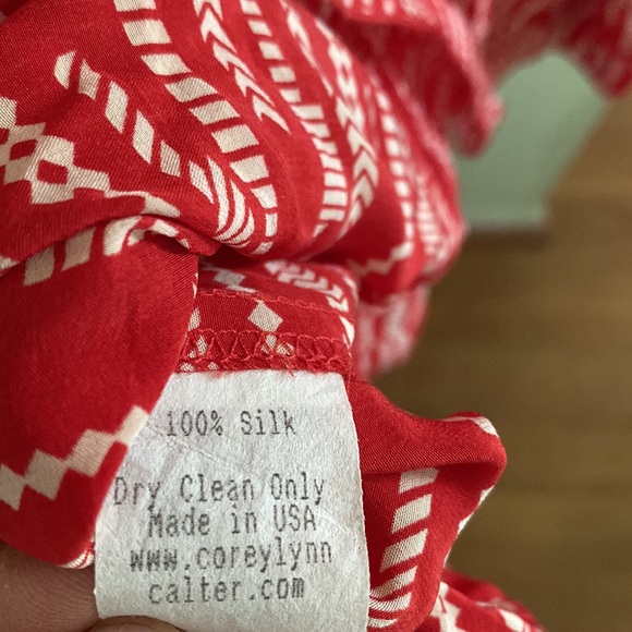 Women’s Spring Corey Lynn Calter Silk Dress Sz 6 - Picture 6 of 6